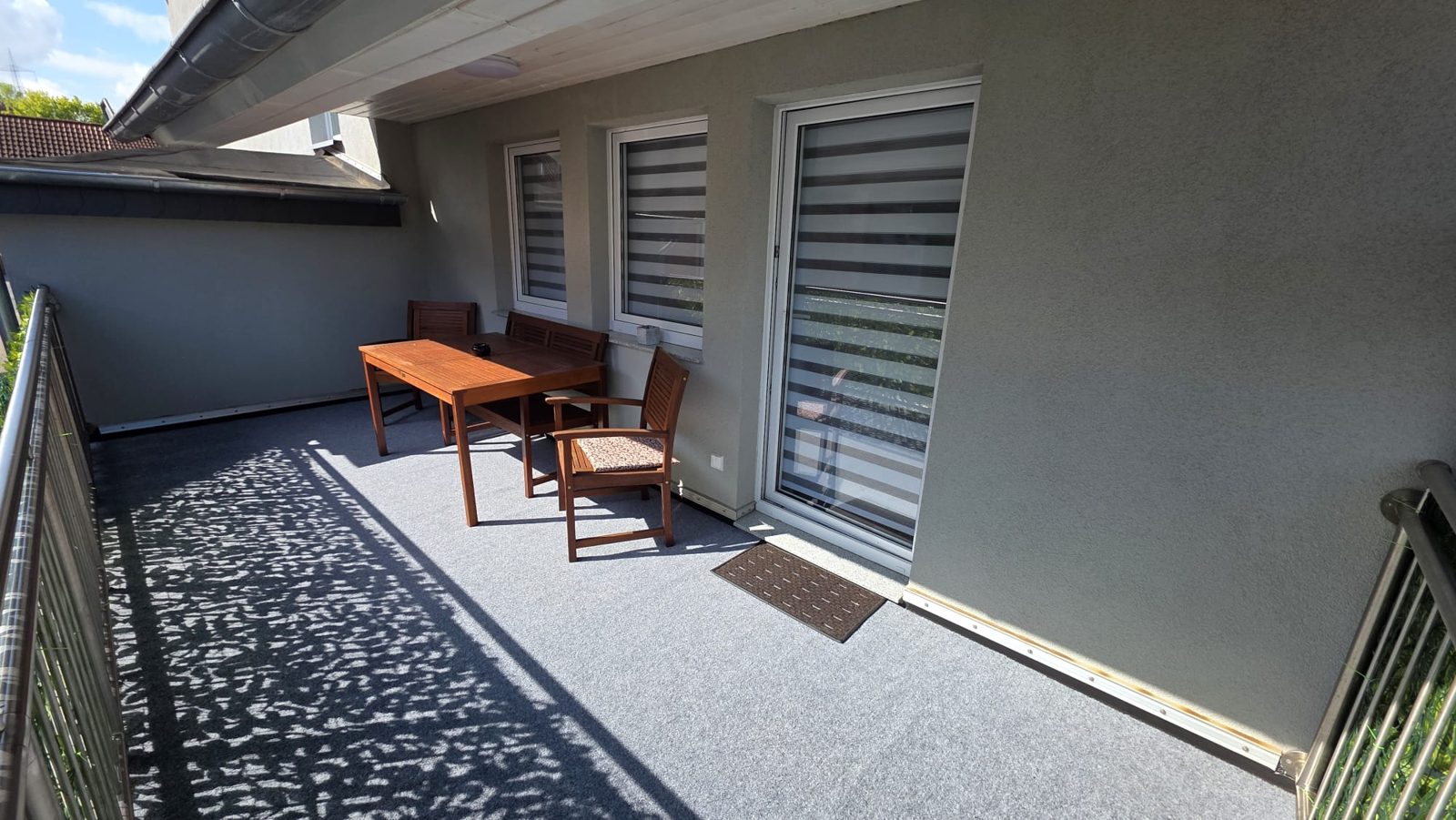 Schlafzimmer mit Sitzbank